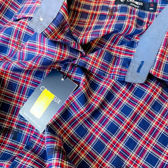 NEW Cremieux Classics Mens Shirt Button Front Long Sleeve Multicolor Plaid XL - Picture 12 of 14